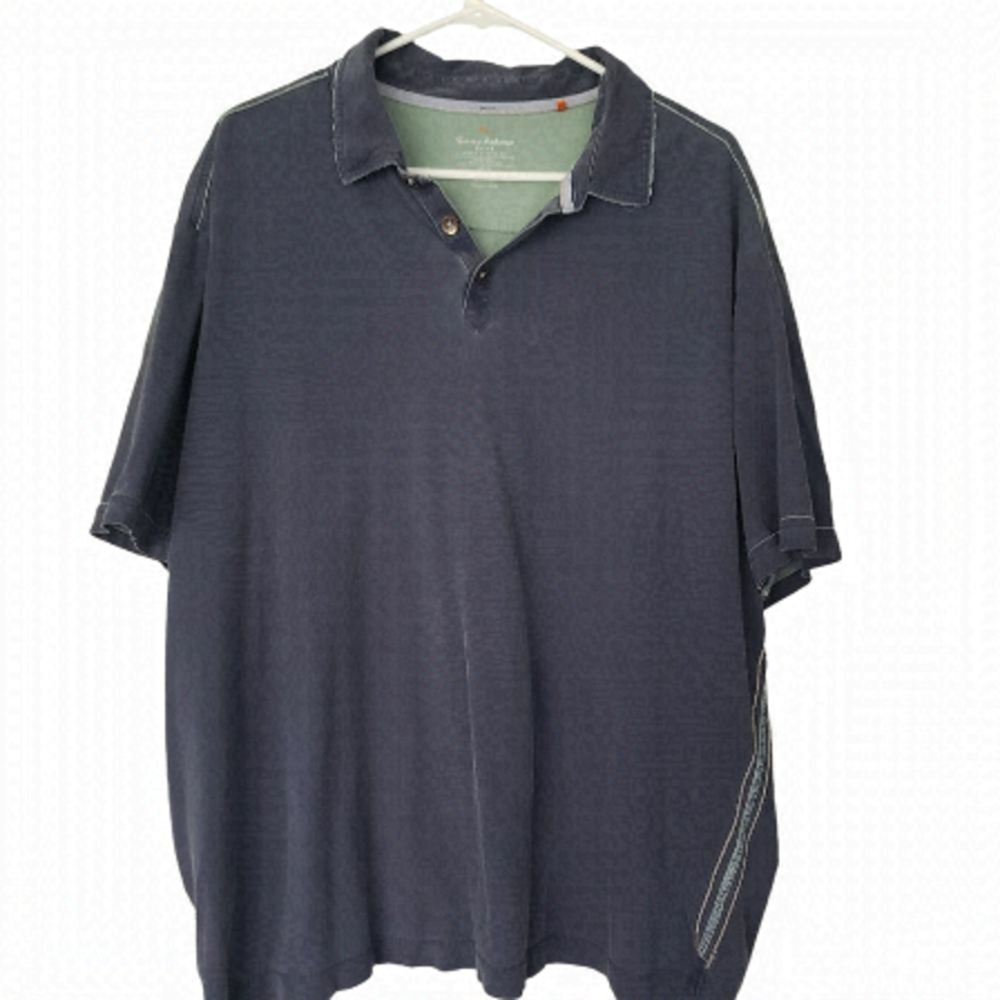 Tommy Bahama jeans modern fit polo shirt XL blue